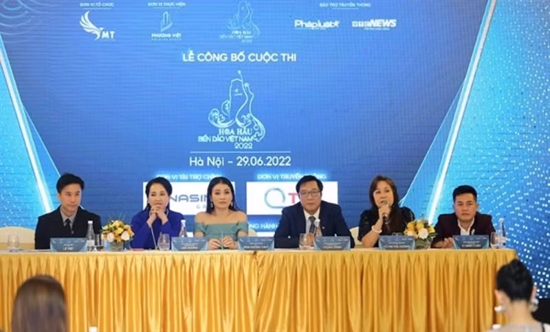 BTC cuộc thi Hoa hậu Biển Đảo Việt Nam 2022 trả lời câu hỏi của báo chí