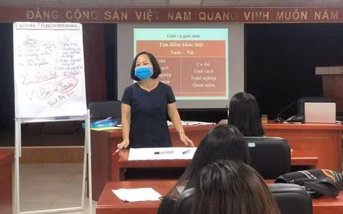 Hội Nhà báo Việt Nam tổ chức lớp tập huấn về bình đẳng giới cho các nhà báo. Ảnh: LT