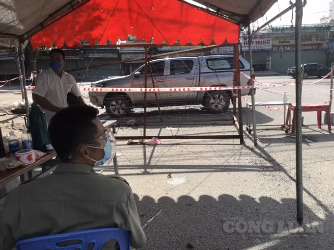 Khu dân cư Phú Thịnh (phường Long Bình Tân - TP.Biên Hoà) đang bị phong toả.
