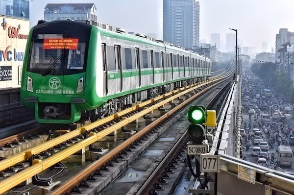 Dự án Đường sắt Cát Linh-Hà Đông liên tục hoãn tiến độ đi vào vận hành.