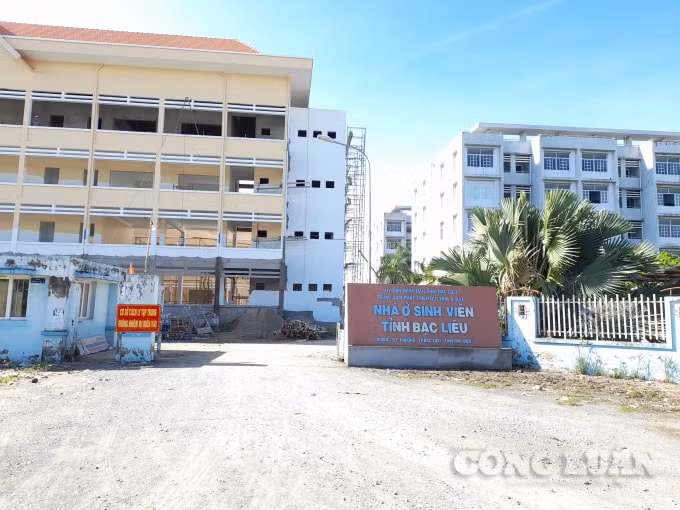 Khu vực cách ly tập trung tại tỉnh Bạc Liêu.