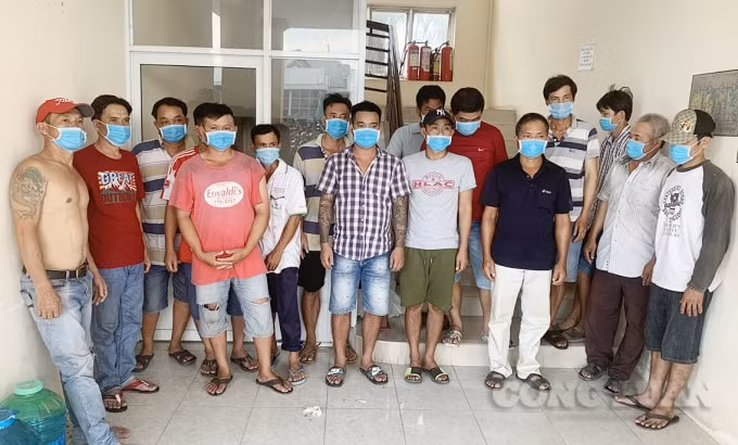 Các đối tượng liên quan bị bắt giữ