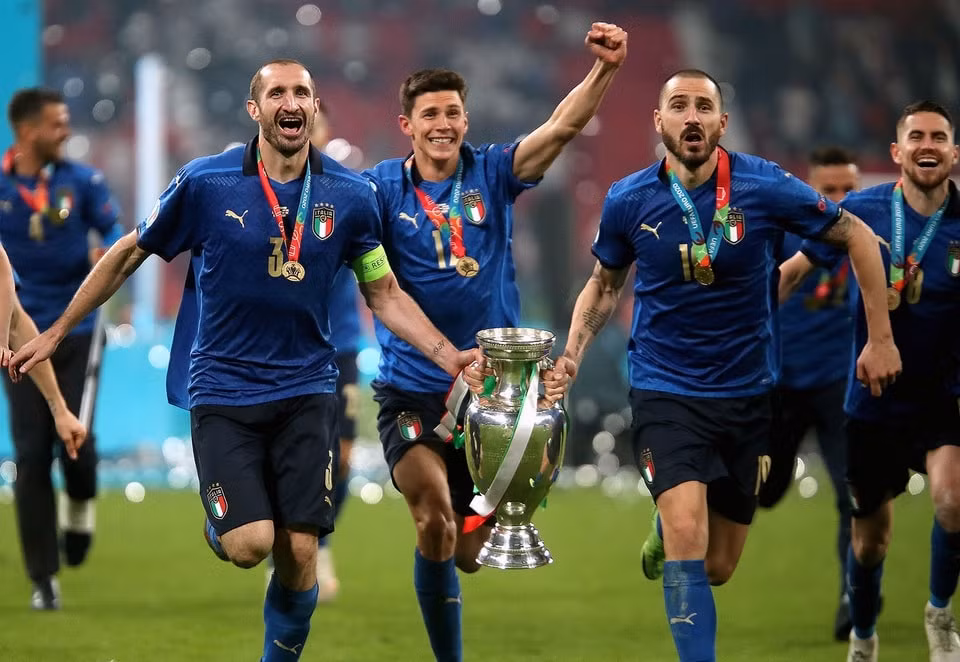 Đội tuyển Italy giành chức vô địch Euro 2020. Ảnh: Getty Images