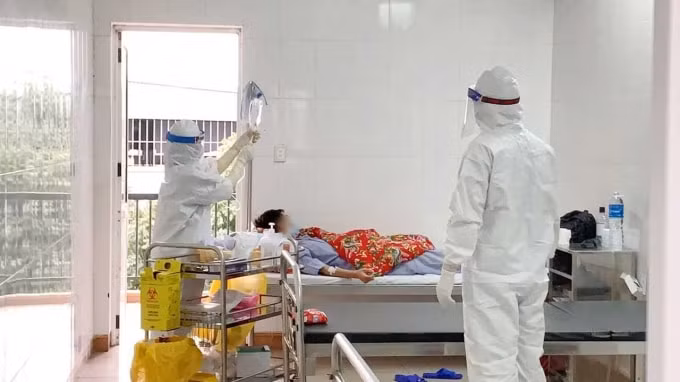 Khu điều trị bệnh nhân&nbsp;Covid 19.