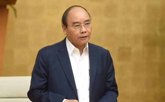Chủ tịch nước Nguyễn Xuân Phúc phát biểu tại Phiên họp.