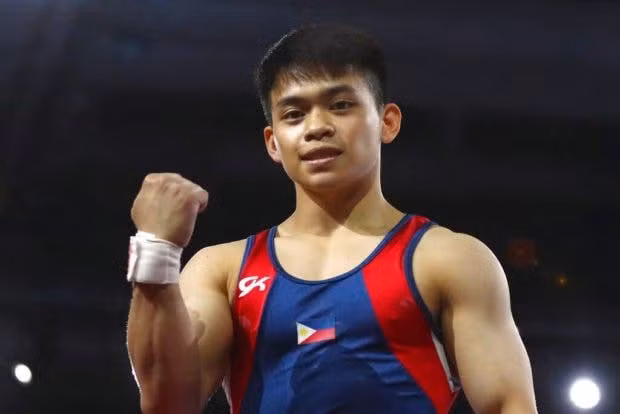 Vận động viên Yulo là niềm hy vọng vàng của thể thao Philippines tại Olympic. Ảnh: Rapper