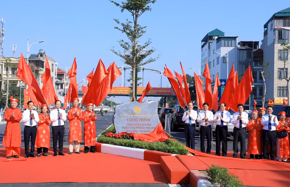 ha noi khanh thanh duong rong 40m voi tong muc dau tu tren 1200 ty dong hinh 1