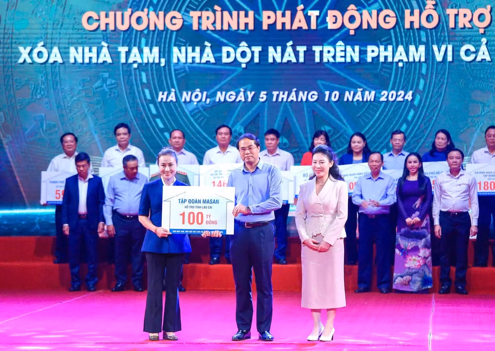 masan group trao 100 ty ho tro chuong trinh mai am cho dong bao toi hinh 1