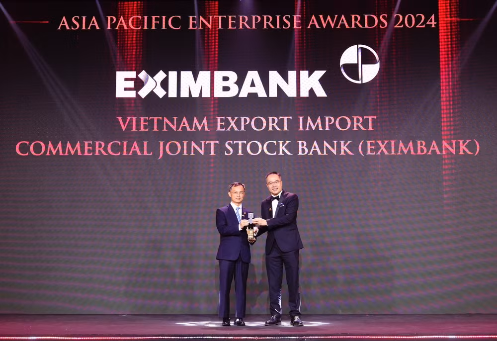 eximbank nhan giai thuong doanh nghiep xuat sac chau a 2024 hinh 1