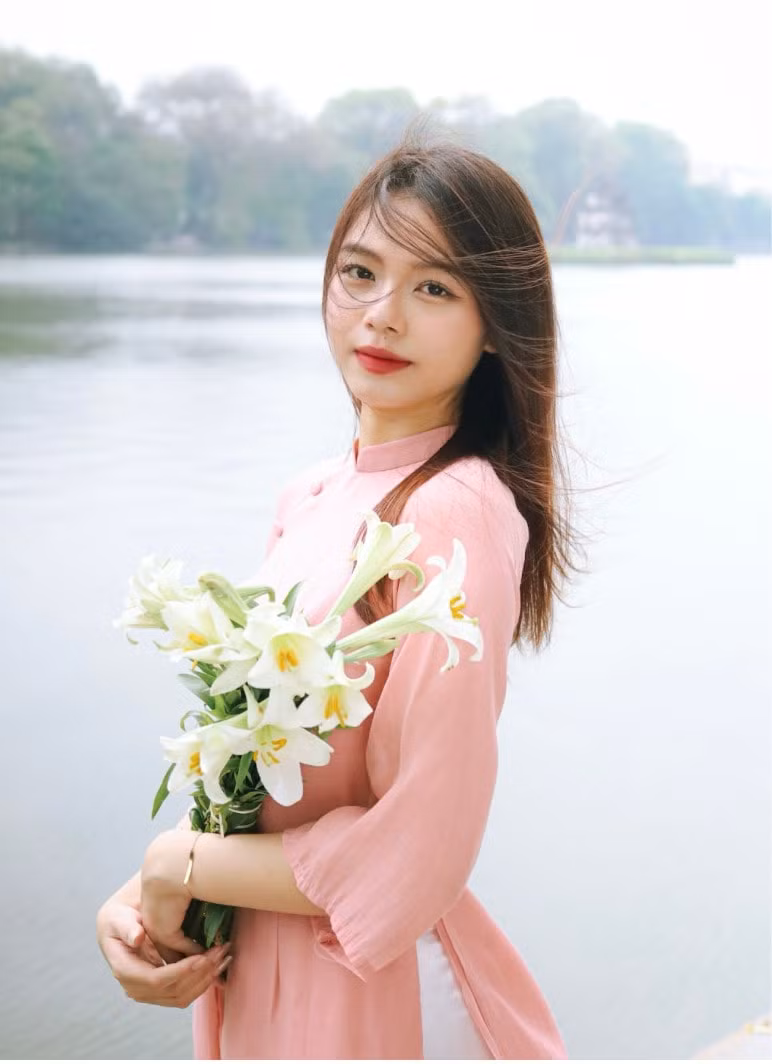 nu sinh ha noi ielts 70 tham gia hoa hau sinh vien viet nam hinh 1