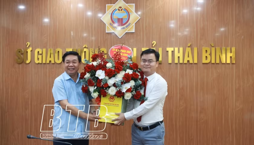 cong bo quyet dinh bo nhiem pho giam doc so giao thong van tai tinh thai binh hinh 1
