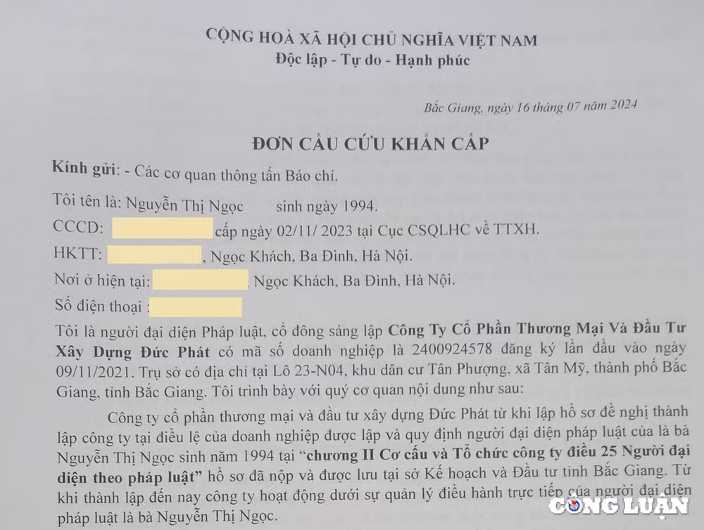 vu to cao lua dao nhan tien xin dau tu du an tai kcn yen son bac lung nguoi trong cuoc noi gi hinh 1