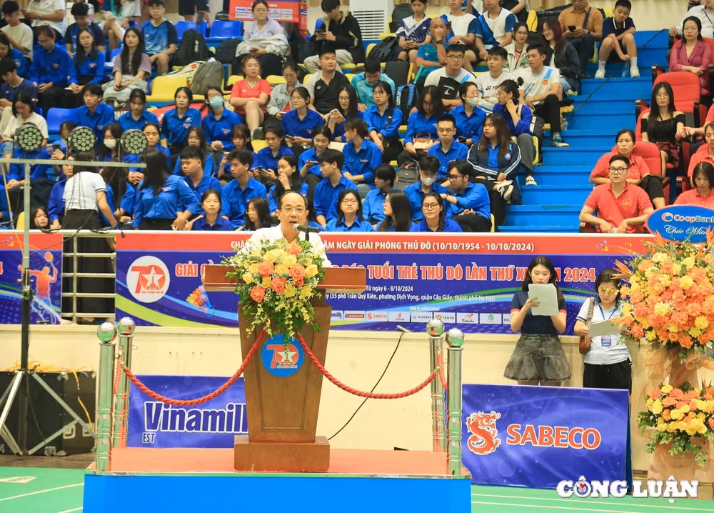 soi dong giai cau long tre tranh cup bao tuoi tre thu do lan thu xi nam 2024 hinh 1