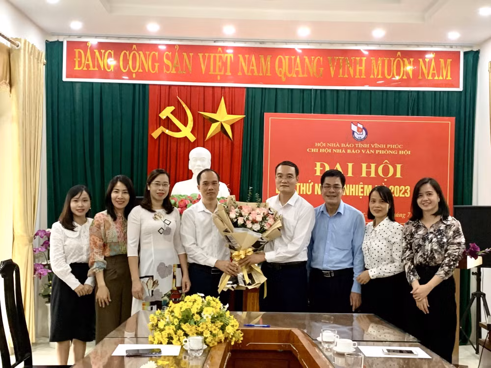 dai hoi chi hoi nha bao van phong hoi nha bao tinh vinh phuclan thu nhat hinh 1