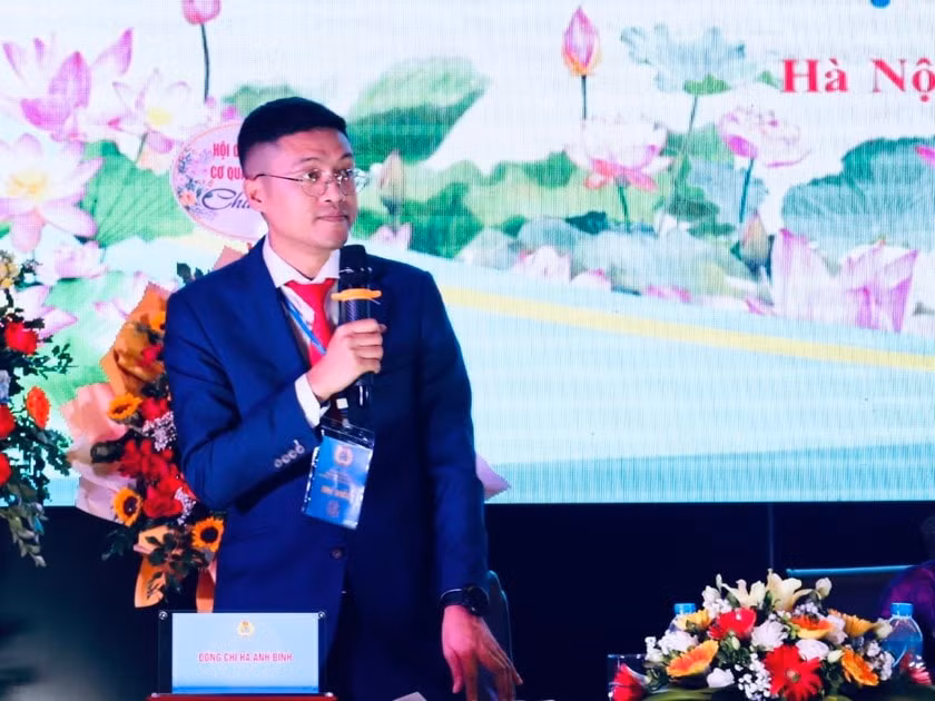 pho tong bien tap bao phap luat viet nam ha anh binh duoc bau lam pho chu tich cong doan bo tu phap hinh 1