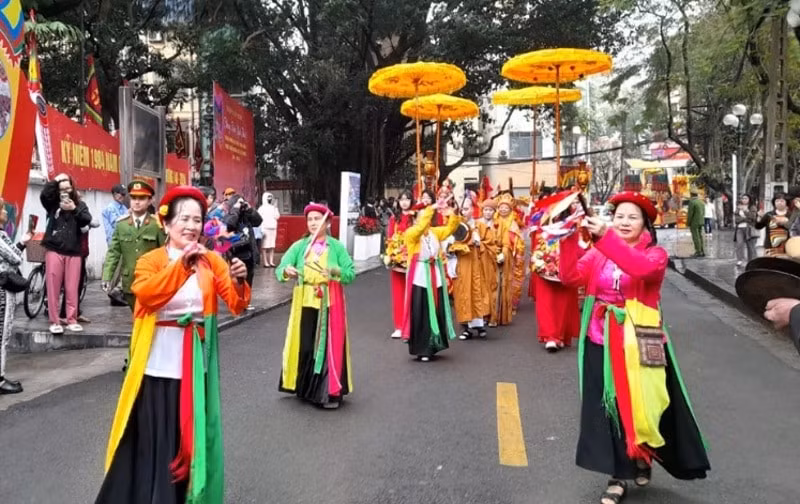 le hoi den hai ba trung o ha noi duoc ghi danh la di san van hoa quoc gia hinh 1