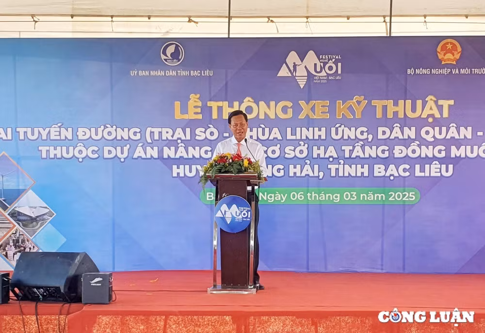 thong xe 2 tuyen duong thuoc du an nang cap co so ha tang dong muoi dong hai hinh 2