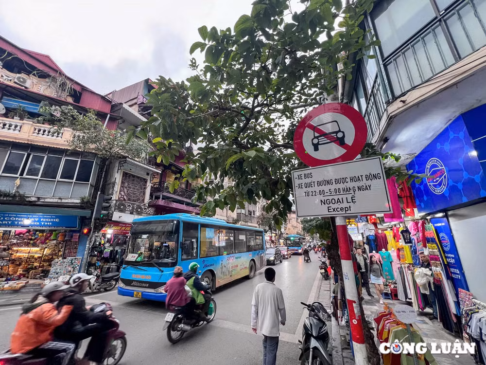 thi diem phuong an han che xe tren 16 cho di vao pho co duong pho ra sao hinh 1