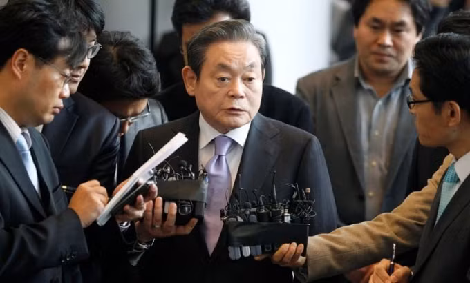 Cố Chủ tịch Samsung Lee Kun Hee. Ảnh: Reuters