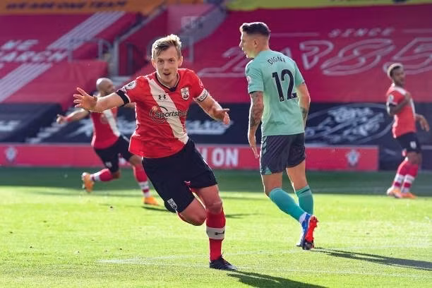 Cầu thủ James Ward-Prowse mở tỷ số cho Southampton. Ảnh: thethao247