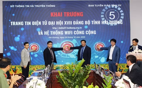 Khai trương trang TTĐT phục vụ đại hội