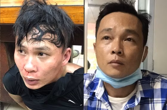 Hai đối tượng Khanh và Hải bị bắt giữ tại cơ quan Công an. Ảnh: saigongiaiphong.