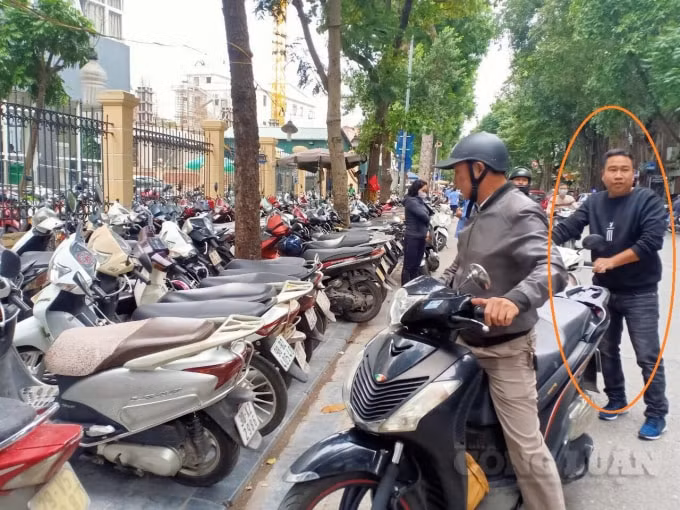 Đối tượng Tuấn (trong vòng tròn) có dấu hiệu truy sát phóng viên đến cùng.