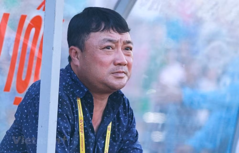 Giữ chắc ngôi đầu V.League, HLV Trương Việt Hoàng gửi chiến thư cho Hà Nội FC. Ảnh: TL