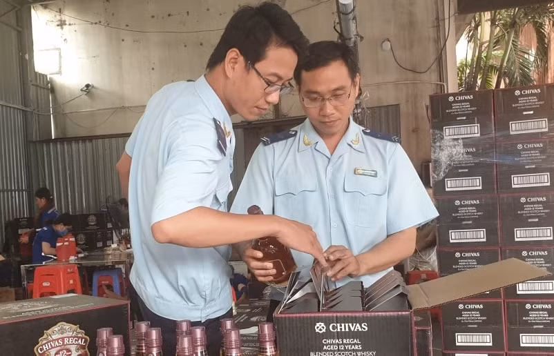 Trong tháng 9 thì chỉ có 5 tờ khai thuộc diện kiểm tra chuyên ngành, quản lý chuyên ngành có vi phạm, tổng trị giá hàng hóa hơn 2 tỷ đồng. Ảnh: T.B