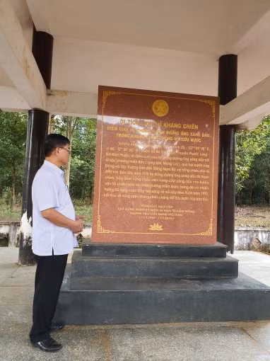 Di tích điểm cuối đường ống dẫn dầu thời chống Mỹ tại Bù Gia Mập Bình Phước.