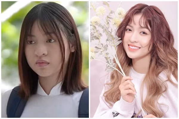 Nhan sắc của cô nàng khác một trời một vực trong clip quay Tiktok và trong buổi Talkshow trò chuyện với khán giả