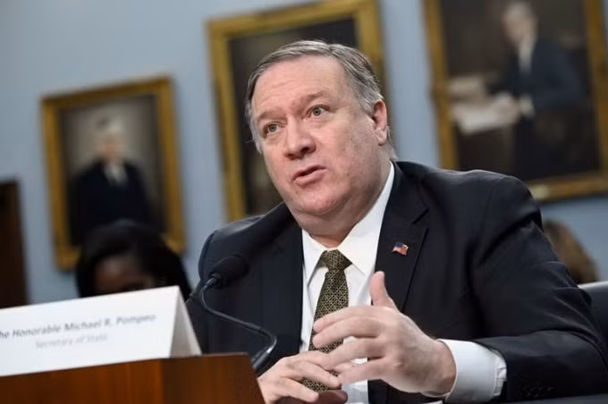 Ngoại trưởng Mike Pompeo, người được biết đến với những tuyên bố cứng rắn với Trung Quốc - Ảnh: Reuters