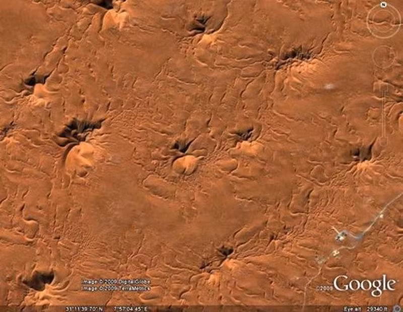 nhung dia diem bi an ky la vo tinh duoc tim thay nho google earth hinh 8