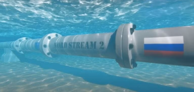 Nord Stream là tuyến đường ống dẫn dầu khí từ Nga đến châu Âu. Ảnh: EnergyNews.