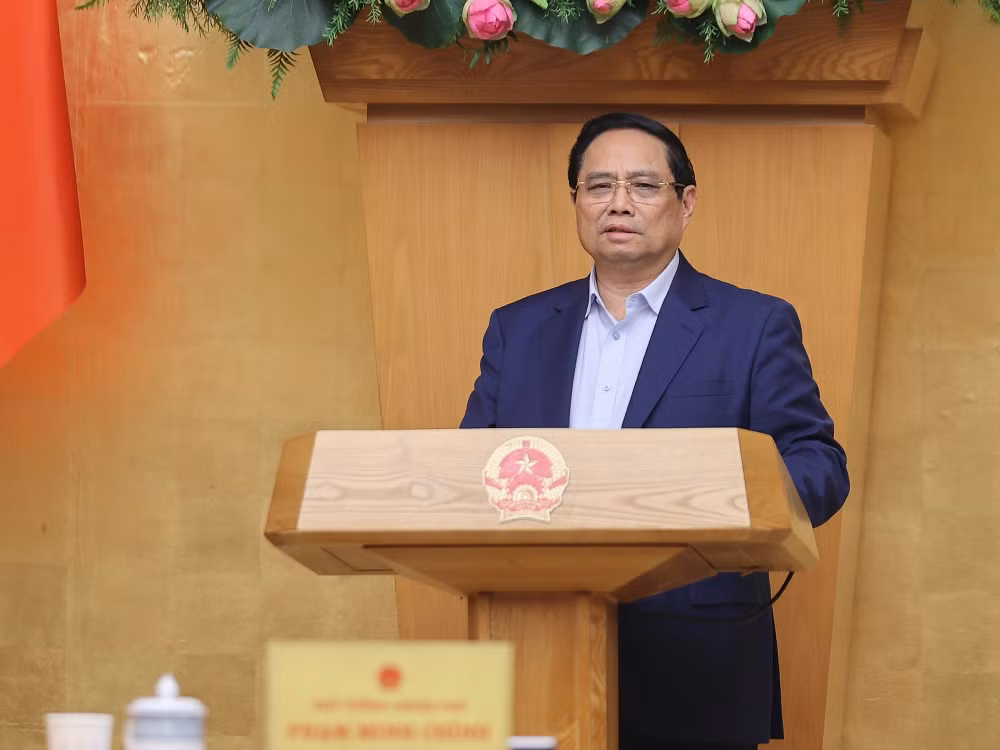 Thủ tướng Phạm Minh Chính chủ trì Hội nghị về vận hành chính quyền địa phương 2 cấp- Ảnh 1.