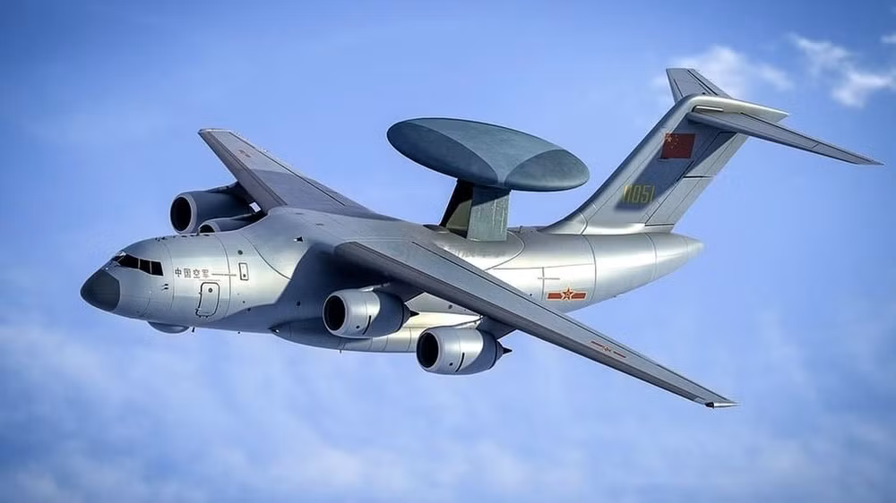 KJ-3000, máy bay cảnh báo sớm và kiểm soát mới của Trung Quốc. Ảnh: Weibo