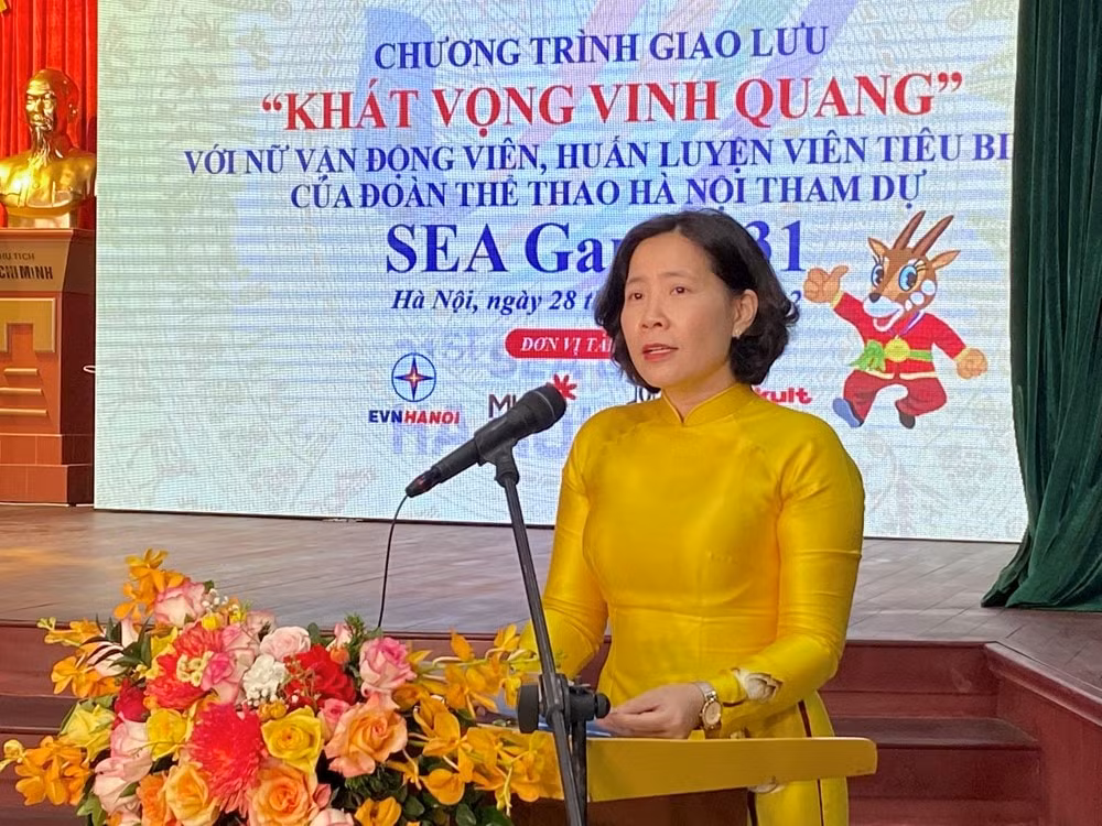 54 nu vdv hlv cua the thao ha noi tai sea games 31 duoc vinh danh hinh 4