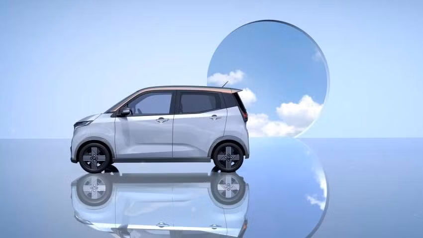 chi tiet mau xe dien co nho nissan sakura hinh 3