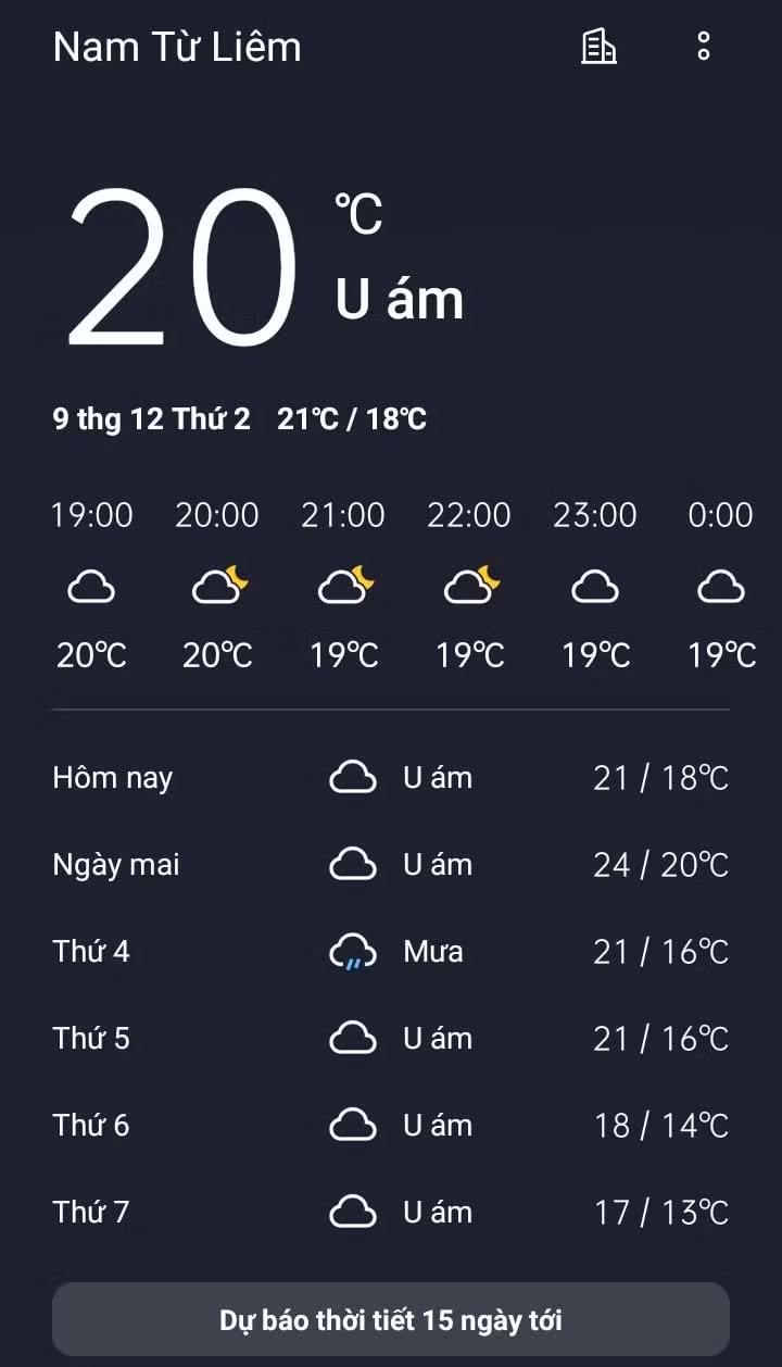 cuoi tuan nay ha noi ret dam nhiet do thap nhat 13 do c hinh 2