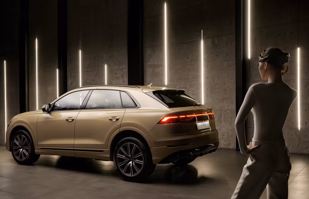 xe sang audi q8 tai thi truong viet nam lan dau trang bi cong nghe dien nao do hinh 2