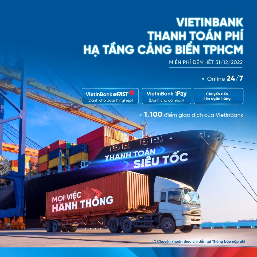 vietinbank tien phong trien khai thu phi ha tang cang bien tai tp ho chi minh hinh 1