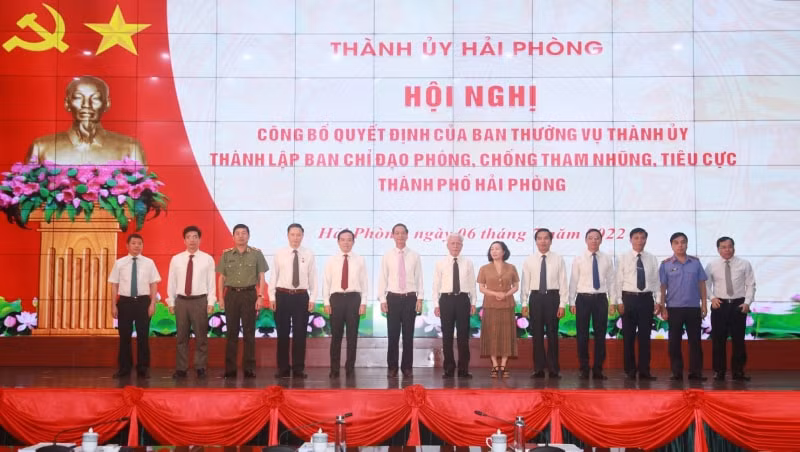 thanh lap ban chi dao phong chong tham nhung tieu cuc tp hai phong hinh 1
