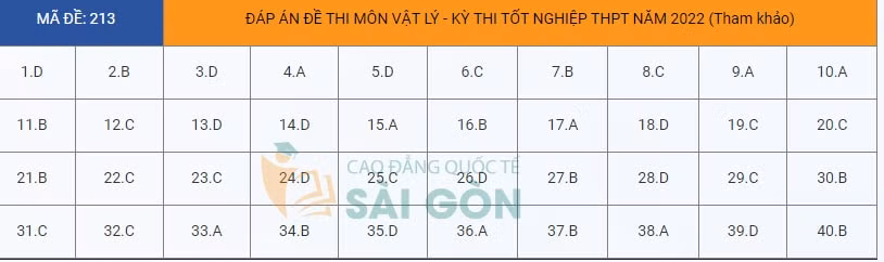 dap an de thi tot nghiep thpt 2022 mon vat ly ma de 213 tham khao hinh 1