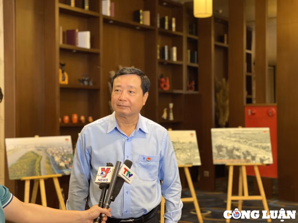 Ông Trần Quang Hoài, Tổng cục trưởng Tổng cục Phòng chống thiên tai trả lời phỏng vấn