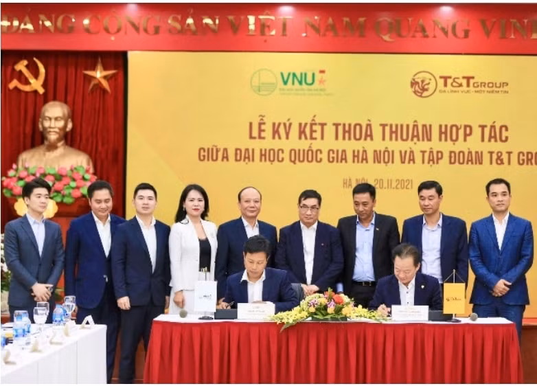 Tập đoàn T&T Group và ĐHQGHN ký kết thỏa thuận hợp tác chiến lược và toàn diện