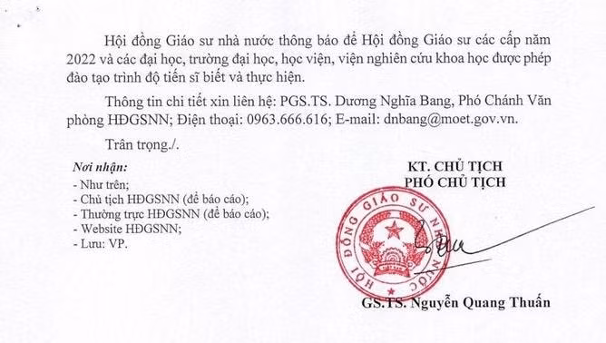 kip thoi xem xet ho so ung vien giao su pho giao su bi khieu nai to cao hinh 2