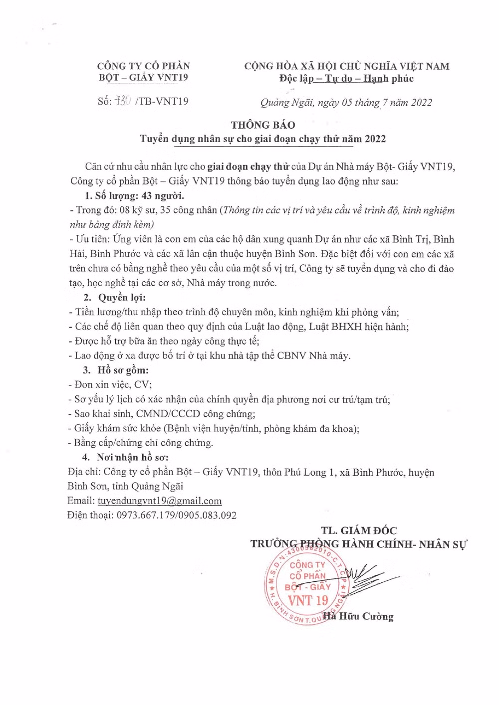 cong ty co phan bot giay vnt 19 uu tien tuyen dung lao dong dia phuong vao lam viec hinh 3