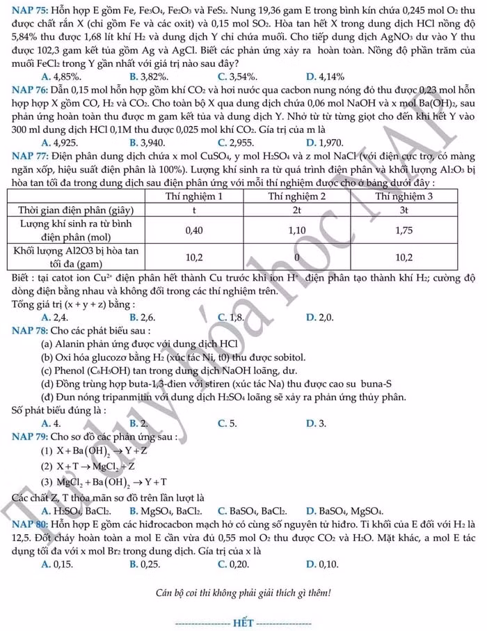 de thi tot nghiep thpt 2022 mon hoa hoc ma de 214 hinh 4