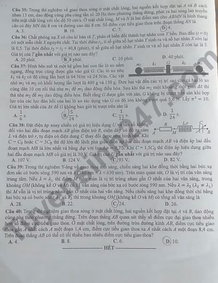 de thi tot nghiep thpt 2022 mon vat ly ma de 222 hinh 4