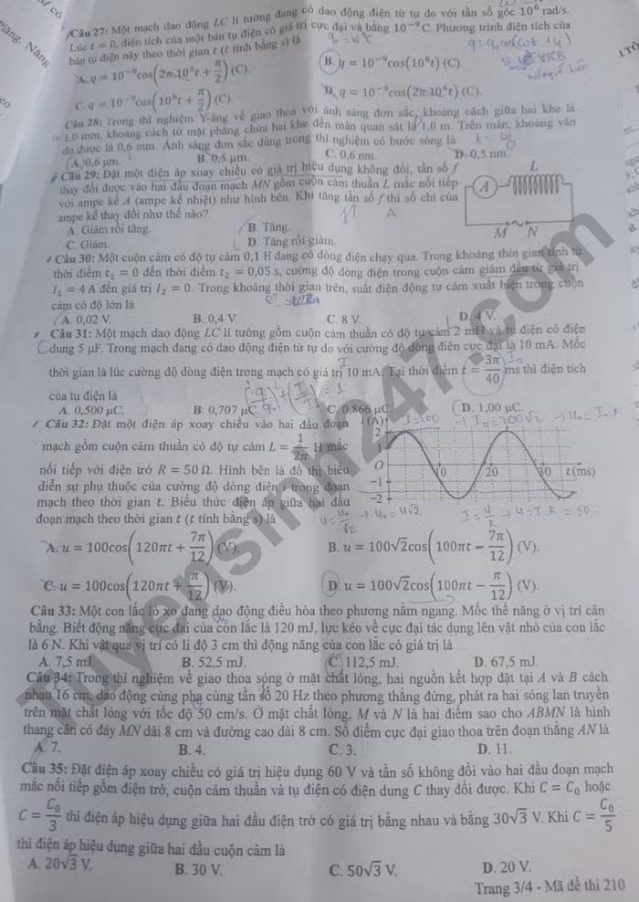 de thi tot nghiep thpt 2022 mon vat ly ma de 210 hinh 3